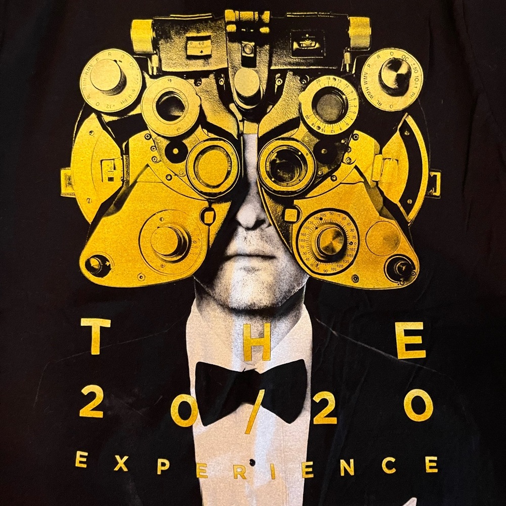 Justin Timberlake 20/20 Experience Tour 2013-2014 t shirt!
